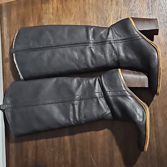 Lucky brand leather knee high boots - Picture 2 of 10